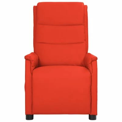 VidaXL Fauteuil inclinable électrique Rouge Similicuir 5 VidaXL Fauteuil inclinable électrique Rouge Similicuir – Image 3