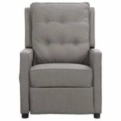 VidaXL Fauteuil inclinable électrique Gris clair Tissu -Fauteuils Soldes image 3 3098610