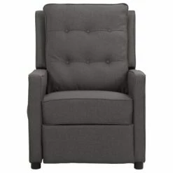 VidaXL Fauteuil inclinable électrique Gris foncé Tissu -Fauteuils Soldes image 3 3098611