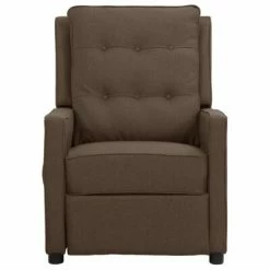 VidaXL Fauteuil inclinable électrique Marron Tissu 10 VidaXL Fauteuil inclinable électrique Marron Tissu -Fauteuils Soldes image 3 3098614
