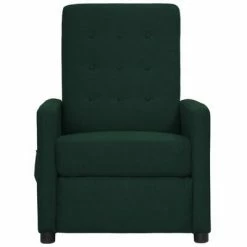 VidaXL Fauteuil inclinable électrique Vert foncé Tissu -Fauteuils Soldes image 3 3098644