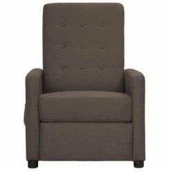 VidaXL Fauteuil inclinable électrique Taupe Tissu -Fauteuils Soldes image 3 3098646