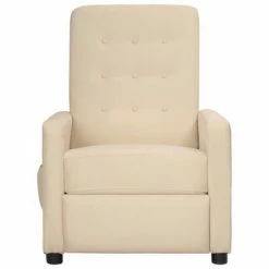 VidaXL Fauteuil inclinable électrique Crème Tissu -Fauteuils Soldes image 3 3098647