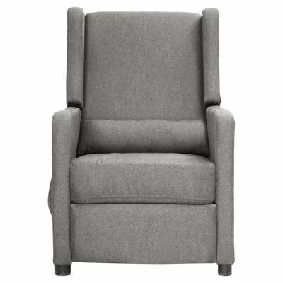 VidaXL Fauteuil inclinable électrique Gris clair Tissu 5 VidaXL Fauteuil inclinable électrique Gris clair Tissu – Image 3