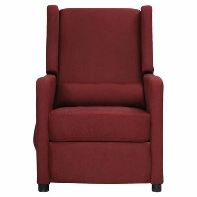 VidaXL Fauteuil inclinable électrique Rouge bordeaux Tissu 5 VidaXL Fauteuil inclinable électrique Rouge bordeaux Tissu – Image 3