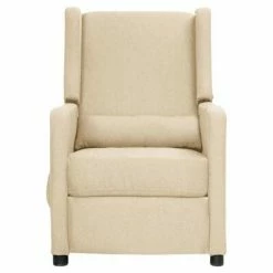 VidaXL Fauteuil inclinable électrique Crème Tissu -Fauteuils Soldes image 3 3098730