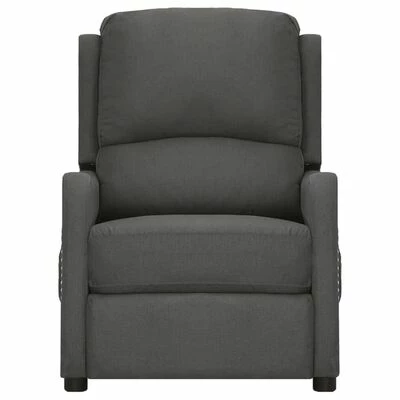 VidaXL Fauteuil inclinable électrique Gris foncé Tissu 5 VidaXL Fauteuil inclinable électrique Gris foncé Tissu – Image 3