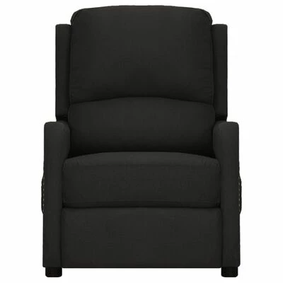 VidaXL Fauteuil inclinable électrique Noir Tissu 5 VidaXL Fauteuil inclinable électrique Noir Tissu – Image 3
