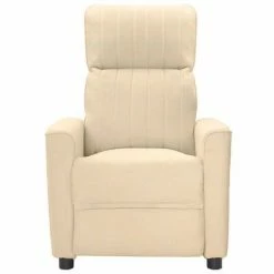 VidaXL Fauteuil inclinable électrique Crème Tissu -Fauteuils Soldes image 3 3098886