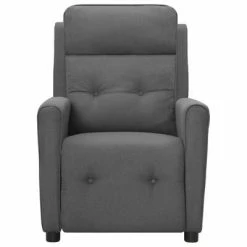 VidaXL Fauteuil inclinable électrique Gris clair Tissu -Fauteuils Soldes image 3 3098901