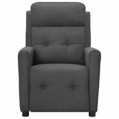 VidaXL Fauteuil inclinable électrique Gris foncé Tissu -Fauteuils Soldes image 3 3098902