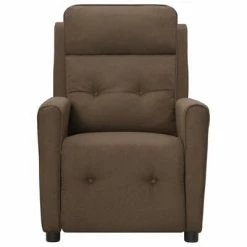 VidaXL Fauteuil inclinable électrique Marron Tissu -Fauteuils Soldes image 3 3098905