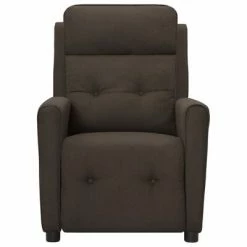 VidaXL Fauteuil inclinable électrique Marron foncé Tissu -Fauteuils Soldes image 3 3098906