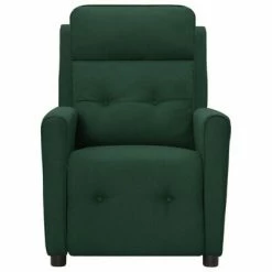 VidaXL Fauteuil inclinable électrique Vert foncé Tissu -Fauteuils Soldes image 3 3098907
