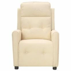 VidaXL Fauteuil inclinable électrique Crème Tissu -Fauteuils Soldes image 3 3098910