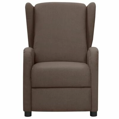 VidaXL Fauteuil inclinable électrique Taupe Tissu 5 VidaXL Fauteuil inclinable électrique Taupe Tissu – Image 3