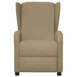 VidaXL Fauteuil inclinable électrique à oreilles Cappuccino Similicuir -Fauteuils Soldes image 3 3098955