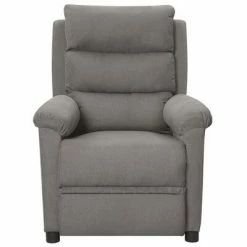 VidaXL Fauteuil inclinable électrique Gris clair Tissu 10 VidaXL Fauteuil inclinable électrique Gris clair Tissu -Fauteuils Soldes image 3 3098963