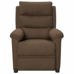 VidaXL Fauteuil inclinable électrique Marron Tissu 10 VidaXL Fauteuil inclinable électrique Marron Tissu -Fauteuils Soldes image 3 3098967