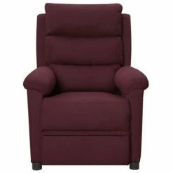 VidaXL Fauteuil inclinable électrique Violet Tissu -Fauteuils Soldes image 3 3098970