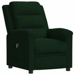 VidaXL Fauteuil inclinable électrique Vert foncé Velours 10 VidaXL Fauteuil inclinable électrique Vert foncé Velours -Fauteuils Soldes image 3 3099003