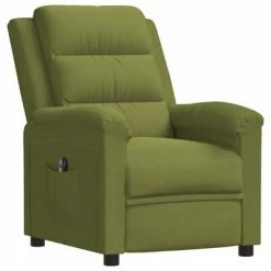 VidaXL Fauteuil inclinable électrique Vert clair Velours -Fauteuils Soldes image 3 3099004
