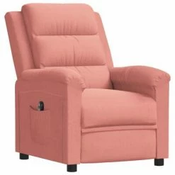 VidaXL Fauteuil inclinable électrique Rose Velours 10 VidaXL Fauteuil inclinable électrique Rose Velours -Fauteuils Soldes image 3 3099005