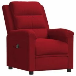 VidaXL Fauteuil inclinable électrique Bordeaux Velours 10 VidaXL Fauteuil inclinable électrique Bordeaux Velours -Fauteuils Soldes image 3 3099006