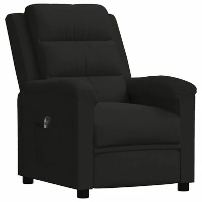 VidaXL Fauteuil inclinable électrique Noir Velours 5 VidaXL Fauteuil inclinable électrique Noir Velours – Image 3