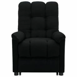 VidaXL Fauteuil inclinable Noir Tissu -Fauteuils Soldes image 3 3100342