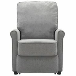 VidaXL Fauteuil inclinable Gris clair Tissu 10 VidaXL Fauteuil inclinable Gris clair Tissu -Fauteuils Soldes image 3 3100371