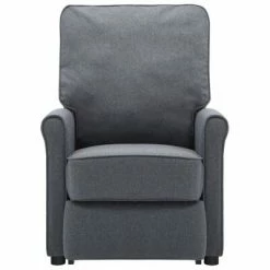 VidaXL Fauteuil inclinable Gris foncé Tissu -Fauteuils Soldes image 3 3100372
