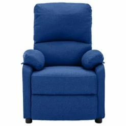 VidaXL Fauteuil inclinable électrique Bleu Tissu -Fauteuils Soldes image 3 3100380