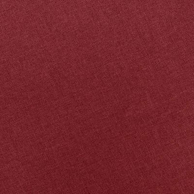 VidaXL Fauteuil avec repose-pied Rouge bordeaux Tissu 5 VidaXL Fauteuil avec repose-pied Rouge bordeaux Tissu – Image 3