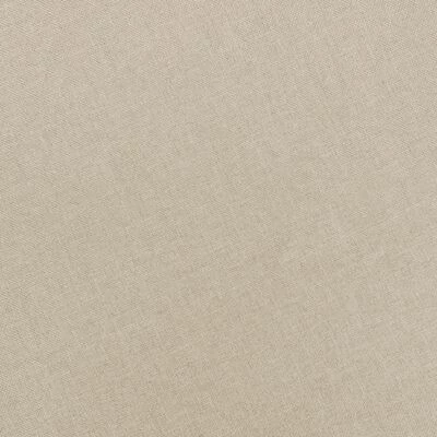 VidaXL Fauteuil avec repose-pied Crème Tissu 5 VidaXL Fauteuil avec repose-pied Crème Tissu – Image 3