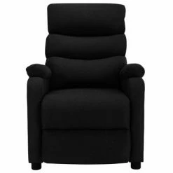 VidaXL Fauteuil inclinable Noir Tissu -Fauteuils Soldes image 3 321218