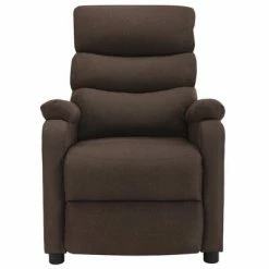VidaXL Fauteuil inclinable Marron Tissu 10 VidaXL Fauteuil inclinable Marron Tissu -Fauteuils Soldes image 3 321220