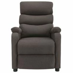 VidaXL Fauteuil inclinable Taupe Tissu -Fauteuils Soldes image 3 321224