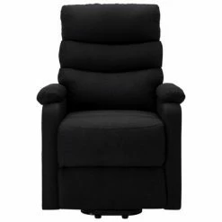 VidaXL Fauteuil inclinable Noir Tissu 10 VidaXL Fauteuil inclinable Noir Tissu -Fauteuils Soldes image 3 321238
