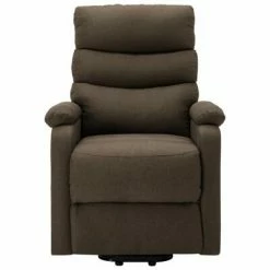 VidaXL Fauteuil inclinable Marron Tissu -Fauteuils Soldes image 3 321240
