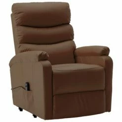 VidaXL Fauteuil inclinable Marron Similicuir -Fauteuils Soldes image 3 321278