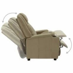 VidaXL Fauteuil inclinable Cappuccino Similicuir -Fauteuils Soldes image 3 321310