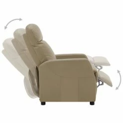 VidaXL Fauteuil inclinable Cappuccino Similicuir -Fauteuils Soldes image 3 321358