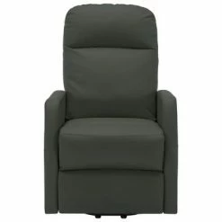 VidaXL Fauteuil inclinable Anthracite Similicuir -Fauteuils Soldes image 3 321369