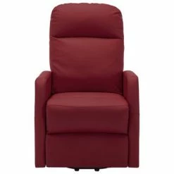 VidaXL Fauteuil inclinable Rouge bordeaux Similicuir 10 VidaXL Fauteuil inclinable Rouge bordeaux Similicuir -Fauteuils Soldes image 3 321370