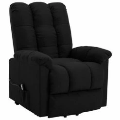 VidaXL Fauteuil inclinable Noir Tissu -Fauteuils Soldes image 3 321382