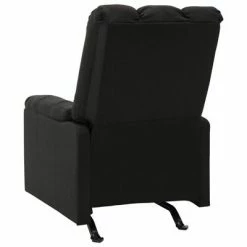 VidaXL Fauteuil inclinable Noir Tissu -Fauteuils Soldes image 3 321402
