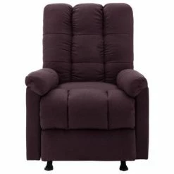 VidaXL Fauteuil inclinable Violet Tissu 10 VidaXL Fauteuil inclinable Violet Tissu -Fauteuils Soldes image 3 321407