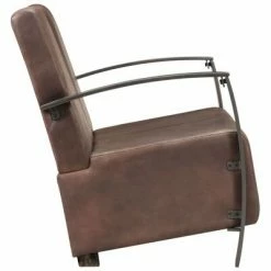 VidaXL Canapé à 2 places Marron Cuir véritable 10 VidaXL Canapé à 2 places Marron Cuir véritable -Fauteuils Soldes image 3 321864