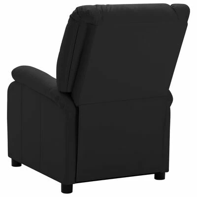 VidaXL Fauteuil inclinable Noir Similicuir 5 VidaXL Fauteuil inclinable Noir Similicuir – Image 3
